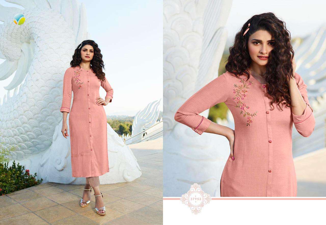 TUMBA MARVEL BY VINAY FASHION 37951 TO 37957 SERIES BEAUTIFUL STYLISH FANCY COLORFUL CASUAL WEAR & ETHNIC WEAR & READY TO WEAR RAYON EMBROIDERY KURTIS AT WHOLESALE PRICE
